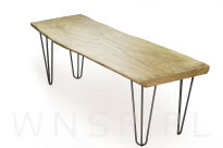Noga stalowa z pręta 12 mm, typ Hairpin, czarne 50 cm - 5