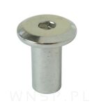 M6 X 15 mm, nakrętka Ericson płaska, stal nierdzewna - 4