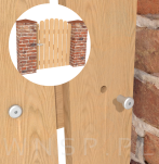 M6 X 15 mm, nakrętka Ericson płaska, stal nierdzewna - 6