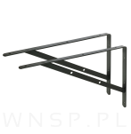 Wspornik, konsola do półki ściennej, wiszącej 500 x 330 x 29 mm - 4