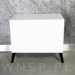 Noga bukowa skośna, stożek 25 cm, czarna - 10