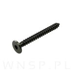 Wkręt HWI 6,3 X 60 mm, SW4, ocynk czarny - 6