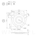 Zestaw naprawczy do nóg metalowych 710 mm z wkrętami - 2