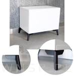 Noga meblowa Plane 12 cm, czarna - 3
