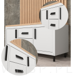 Uchwyt meblowy ANGLE 96 mm czarny - 3