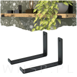 Wspornik do półki ściennej 205 x 130 x 38 mm - 2