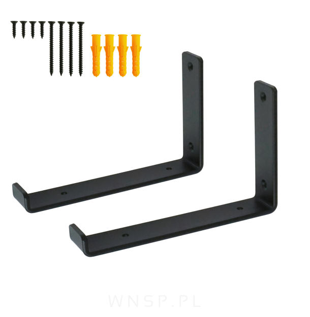 Wspornik do półki ściennej 205 x 130 x 38 mm