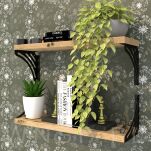 Nowoczesne wsporniki do półki ściennej, FLEX 200 x 200 mm - 7