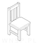 Zestaw dziecięcy, stolik + 2 krzesełka, gwiazdki, naturalny - 6