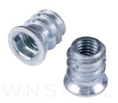 M6 X 17 mm - Mufa wkręcana z kołnierzem do drewna - 13