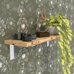 Nowoczesny wspornik chrom do półki meblowej L 100 x 70 x 38 mm - 4