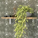 Nowoczesny wspornik chrom do półki meblowej L 100 x 70 x 38 mm - 8