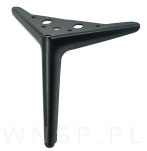 Noga meblowa szpilka typ V 18 CM czarny mat - 4