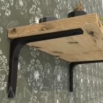 Wspornik, konsola do półki ściennej, wiszącej 2 sztuki 10 x 10 cm - 6