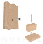 M6 X 20 mm - Nakrętka mufa do drewna typ DC - 8