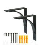 Wspornik do półki ściennej 150 x 130 x 25 mm - 7
