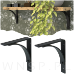 Wspornik do półki ściennej 150 x 130 x 25 mm - 2