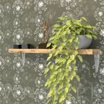 20x Wsporników do półki ściennej 125 x 100 mm, w kolorze srebrnym - 4