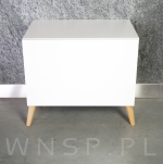 Noga bukowa skośna, stożek 20 cm, lakierowana - 8