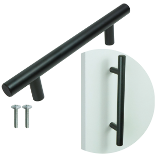 Uchwyt meblowy Rund 128 mm czarny