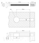 Złącze maxi Moon line 100 sztuk ver. M10, pod otwór Ø 35 mm - 2
