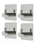 Uchwyt samoprzylepny, wieszak stal nierdzewna, kolor chrom, wieszak łazienkowy - 2