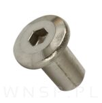 M4 X 8 mm, nakrętka Ericson płaska, stal nierdzewna - 3