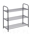 Stojak na buty regał organizer metalowy 3 poziomy loft do przedpokoju - 3