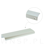 Uchwyt krawędziowy Lyon inox, rozstaw 128 mm - 4