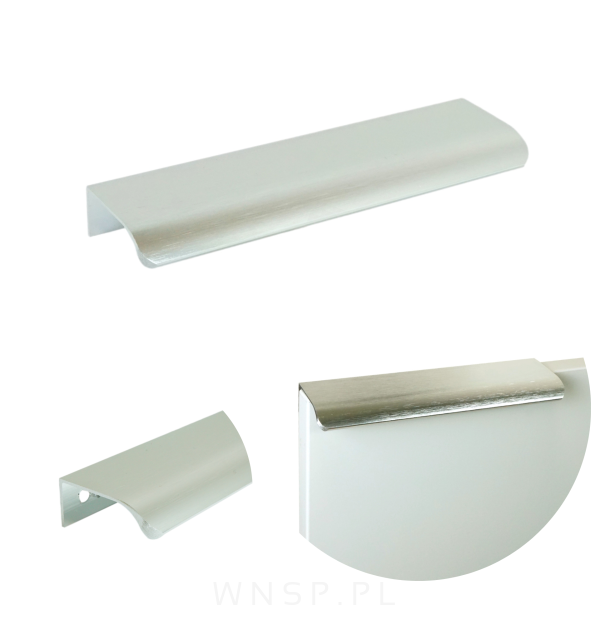 Uchwyt krawędziowy Lyon inox, rozstaw 128 mm