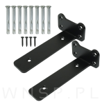 Nowoczesny wspornik do półki meblowej T 150 mm - 4