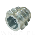 Mufa wkręcana M6 x 10 mm, do płyty meblowej lub drewna - 6