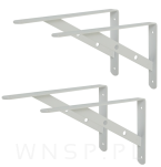 Wspornik 2 sztuki, konsola do półki ściennej, wiszącej 250 x 200 x 25 mm - 8