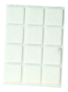 Podkładki filcowe  25 X 25 biały (12 szt.)