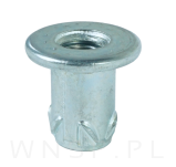 M8 X 16 mm - wbijana wpustka, mufa do drewna - 6