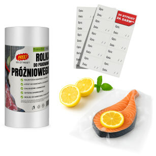 15 CM X 10 Metrów Moletowana rolka do pakowania próżniowego