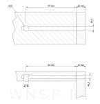 Śruby do łóżka, 10 kpl. zestaw montażowy wkręty, śruby do montażu łóżeczka M6 x 120 mm - 4