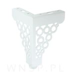 Noga meblowa Koła 13 cm, biała - 3