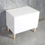 Zestaw nóżki proste 15 CM, lakierowane , ze szpilką M8 X 25 MM + Blachy - 8