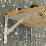 Wsporniki do półki ściennej ze wzmocnieniem, 35 x 23 cm - 5