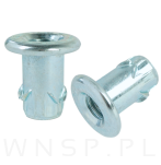 M6 X 14 mm - wbijana wpustka, mufa do drewna - 4