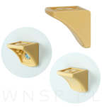 Kątownik pojedynczy 24 X 24 mm tworzywowy Beż - 4