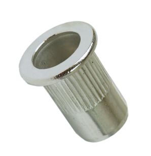 Nitonakrętka nierdzewna M6 x 15 MM, ryflowana z kołnierzem