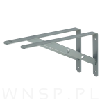 Wspornik 2 sztuki, konsola do półki ściennej, wiszącej 250 x 150 x 25 mm - 6