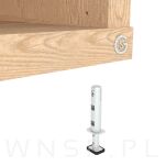 Regulator niewidoczny do mebli  Ø 12 X 61 mm - 6