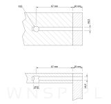 Śruby do łóżka, 10 kpl. zestaw montażowy wkręty, śruby do montażu łóżeczka M6 x 90 mm - 4