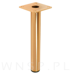 Noga stalowa 23 cm, z blachą montażową, miedź - 6