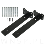 Nowoczesny wspornik do półki meblowej T 200 mm - 4