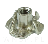 Nakrętka pazurkowa wbijana M4 X 8 mm - 4