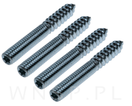 M8 X 70 mm, szpilka dwustronna 50/50 - 3